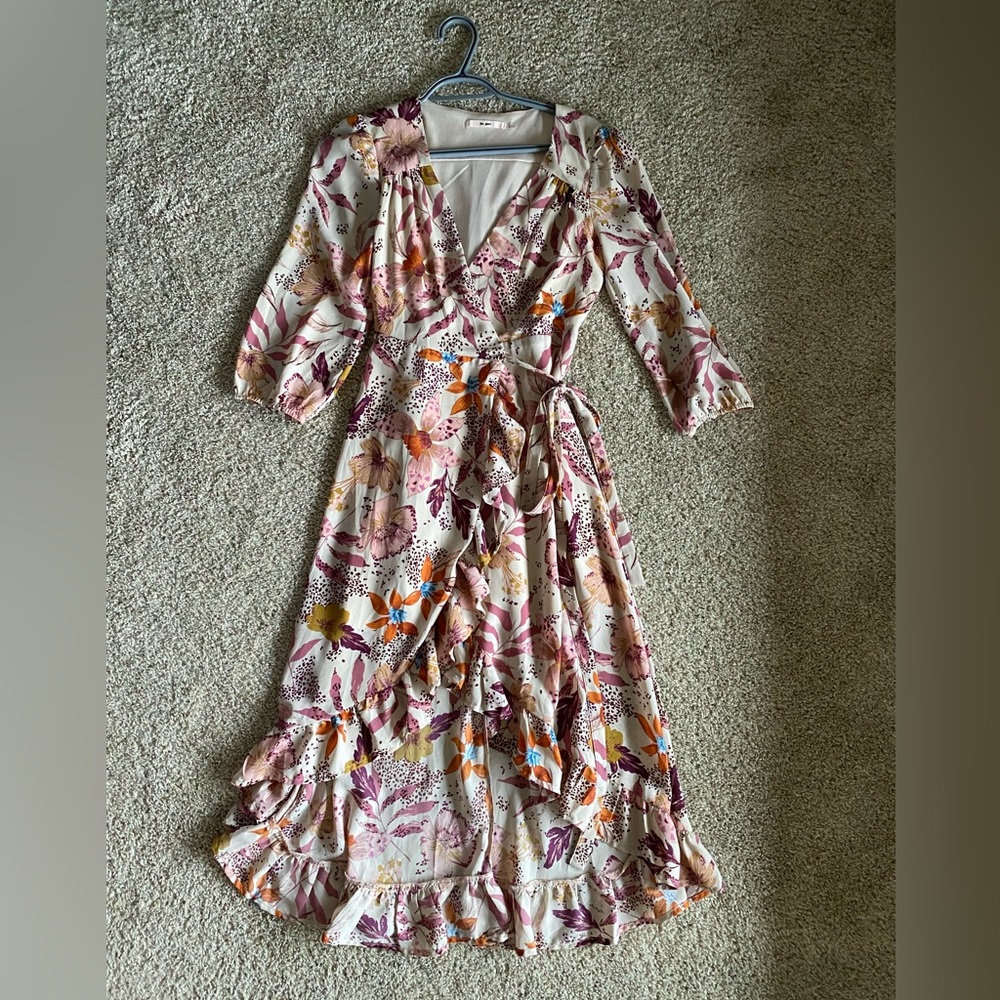 Mi Ami floral ruffle dress